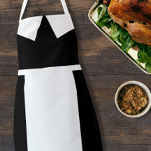 Kvinnors Thanksgiving Pilgrim Outfit Costume Apron
