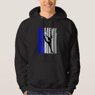 Kvinnors Tro Gymnastik Gymnast Liv Flickor Hoodie