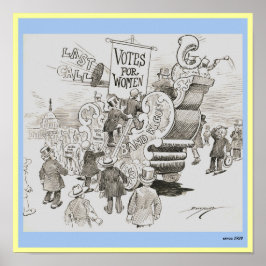Kvinnors undergång 1920: Röstpolitik Poster