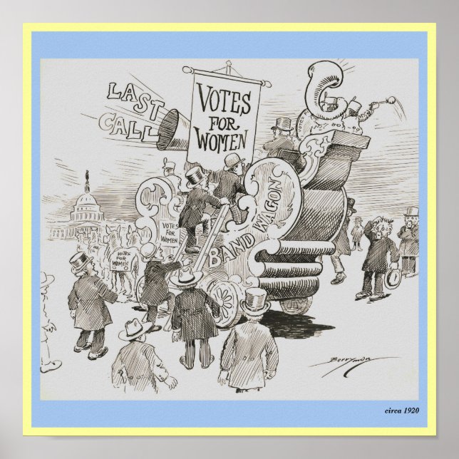 Kvinnors undergång 1920: Röstpolitik Poster (Framsidan)