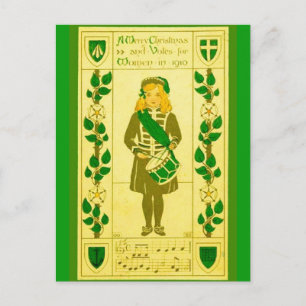 Kvinnors undergång: jul 1910 Irland Helg Vykort