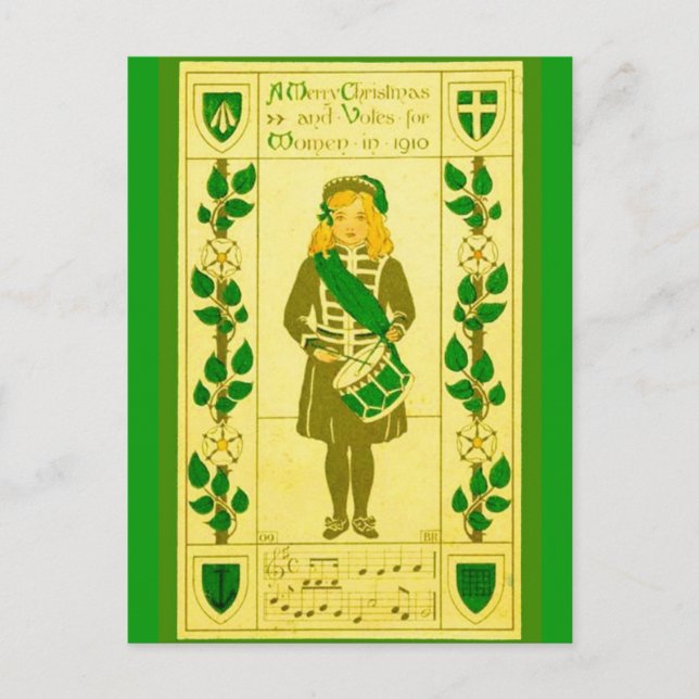 Kvinnors undergång: jul 1910 Irland Helg Vykort (Framsida)