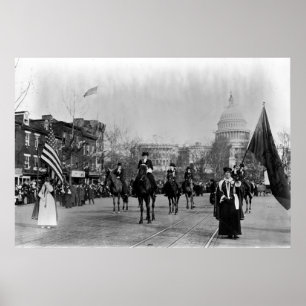 Kvinnors undergång marscherar på Washington Poster