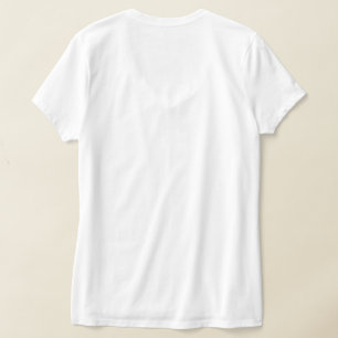 Kvinnors V-ringad t-shirt