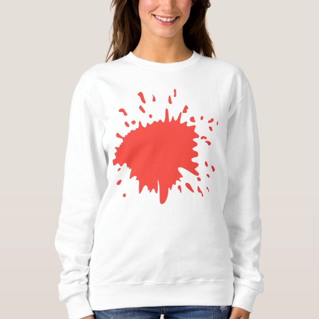 Kvinnors vanliga sötskjorta t shirt (Framsida)