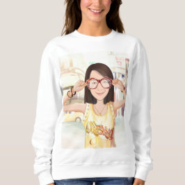 Kvinnors vanliga sötskjorta t shirt