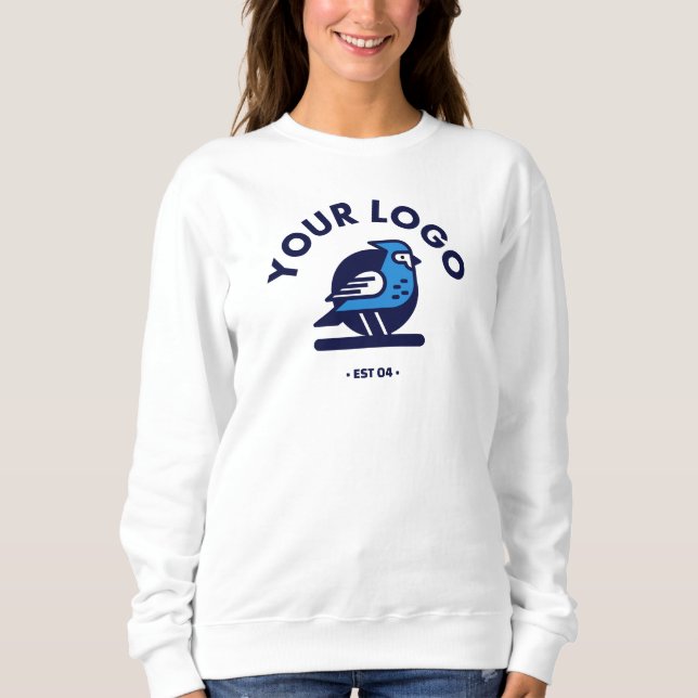 Kvinnors vanliga sötskjorta - vit t shirt (Framsida)