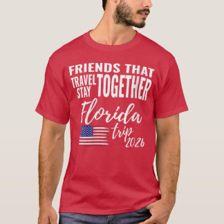 Kvinnors Vänskapsresa Tillsammans Floridautflykt 2 T Shirt