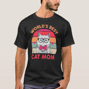 Kvinnors Världens Bästa Kattmamma Någonsin Kattung T Shirt