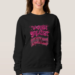 Kvinnors Världens Bästa Mimi - Hjärta Konst T Shirt