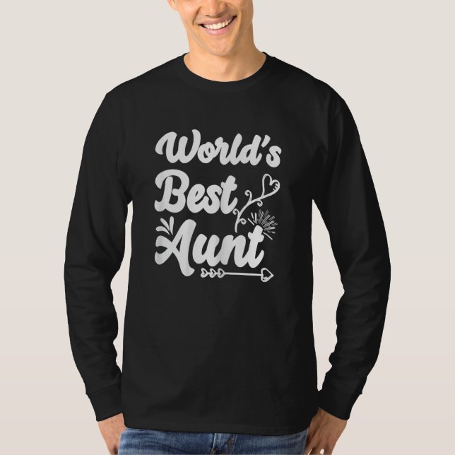 Kvinnors Världens Bästa Moster T Shirt (Framsida)