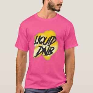 Kvinnors vätskeformiga rom N Bass Music Liquid Fun T Shirt