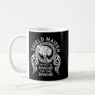Kvinnors viking viking Fenrir sköldmö Lagertha Kaffemugg