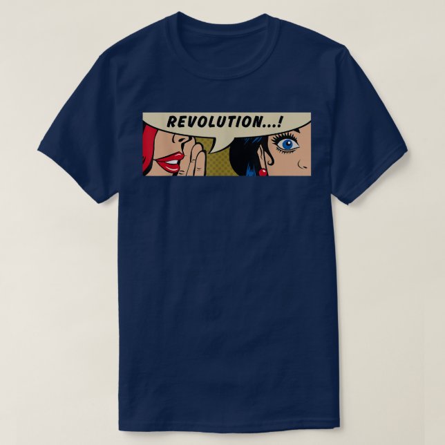 Kvinnors viskningRevolutionFeminism Artikel 63 T Shirt (Design framsida)