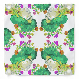Kvinnors Whit Illustrated Nature Goddess Bandana