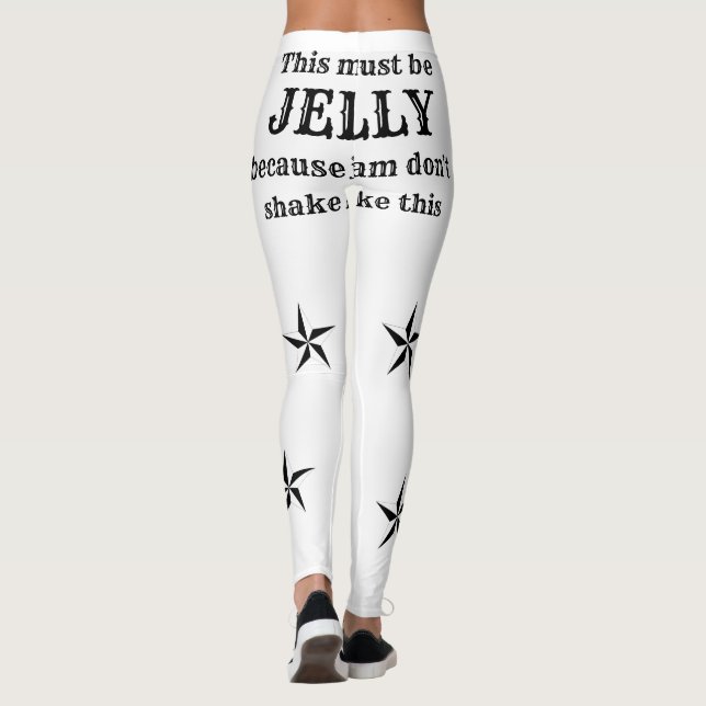 Kvinnors ynka arbetsvecka Mode JELLY SHAKE Leggings (Baksida)