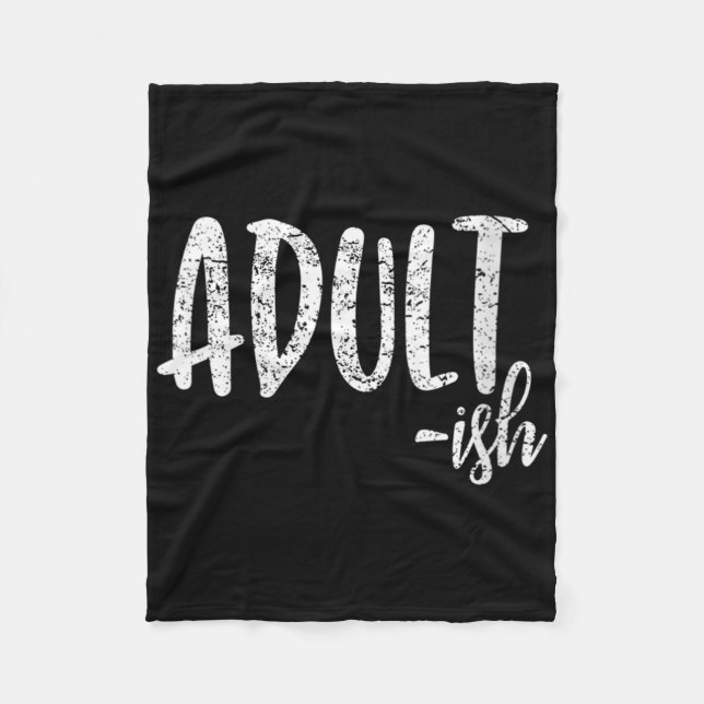 Kvinnors ynka födelsedag med gift- förskjutning i  fleecefilt (Framsidan)