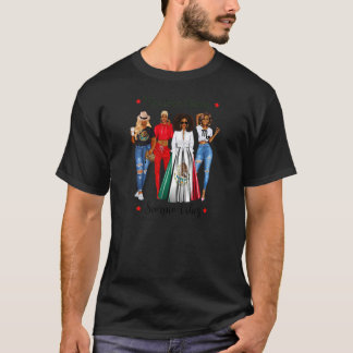 Kvinnors Zodiak Afro Mexikansk Drottning Skorpion  T Shirt