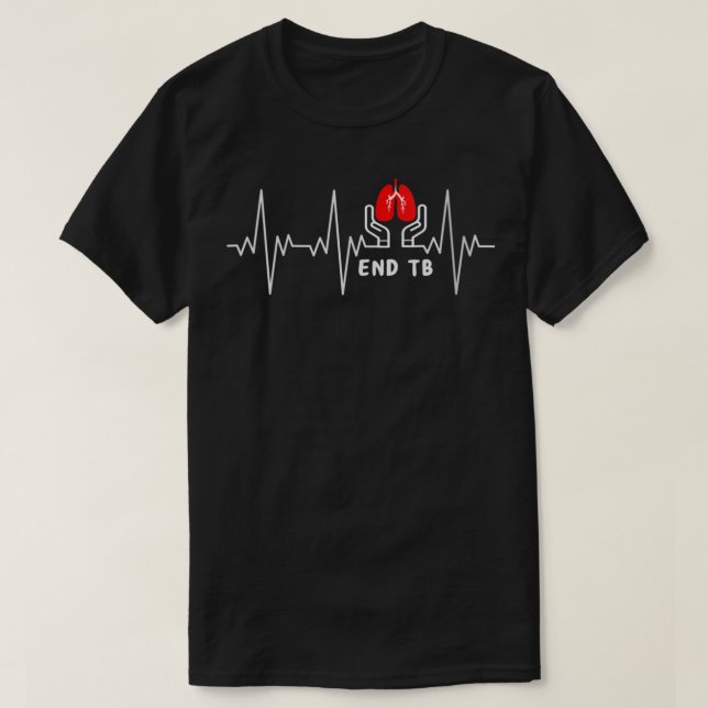 Kvinnoslut för tuberkulos Världsdagen mot tuberkul T Shirt (Design framsida)