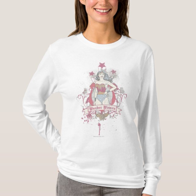  kvinnostödsstadier tee shirt (Framsida)