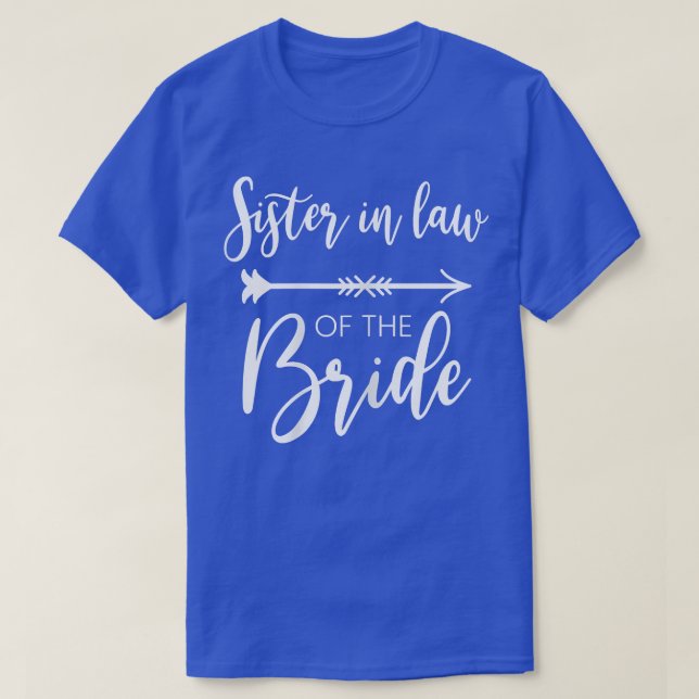 Kvinnosyster i juridik på Bride Bachelorette Par T Shirt (Design framsida)