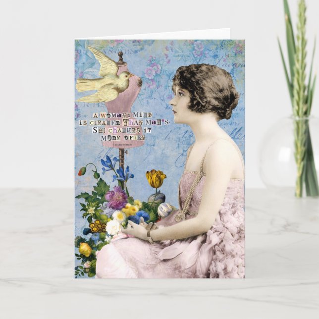 Kvinnotekonst för kvinnor kort (Framsida)