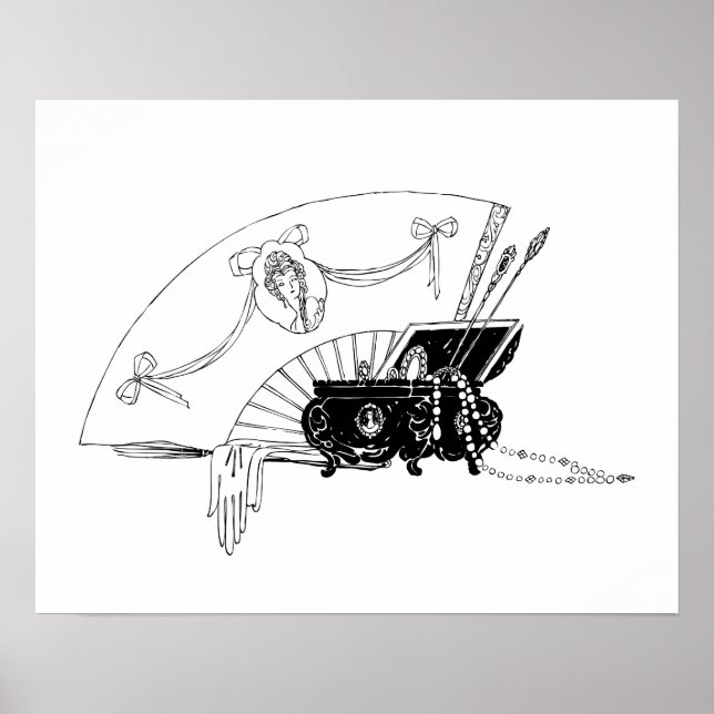 Kvinnotillbehör och konst poster (Framsidan)