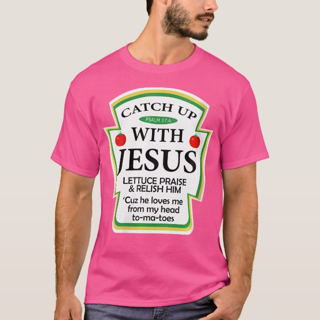 Kvinpset med Jesus ynka kristgift T Shirt (Framsida)