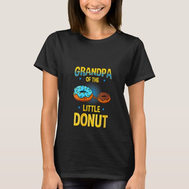 Kvinsfarmor från den lilla Genderna Donut Reveal B T Shirt (Framsida)