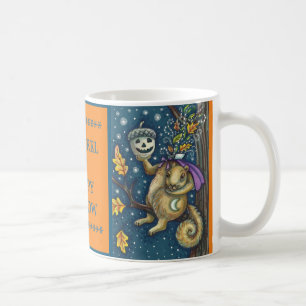 KVIRREL AV SÖMNIG HALOW & ACORN, FUNNY HALLOWEEN KAFFEMUGG