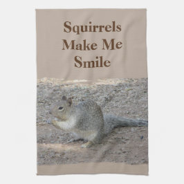 Kvirrer gör mig till lilla skogsdjur kökshandduk