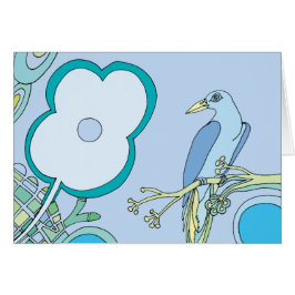 Kvismfåglar Hälsningskort