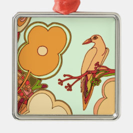 Kvismfåglar Julgransprydnad Metall