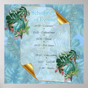 Kvismisk Fantasyvärld med en tropisk smak Poster