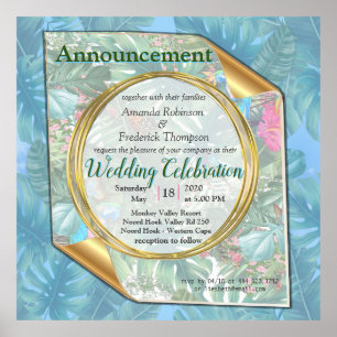 Kvismisk Fantasyvärld med en tropisk smak Poster