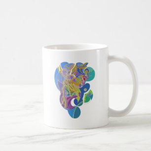 Kvismisk teckning kaffemugg