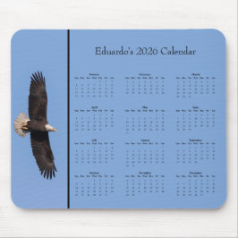 Kvitörnad Örn: Anpassa heldig kalender 2026 Musmatta