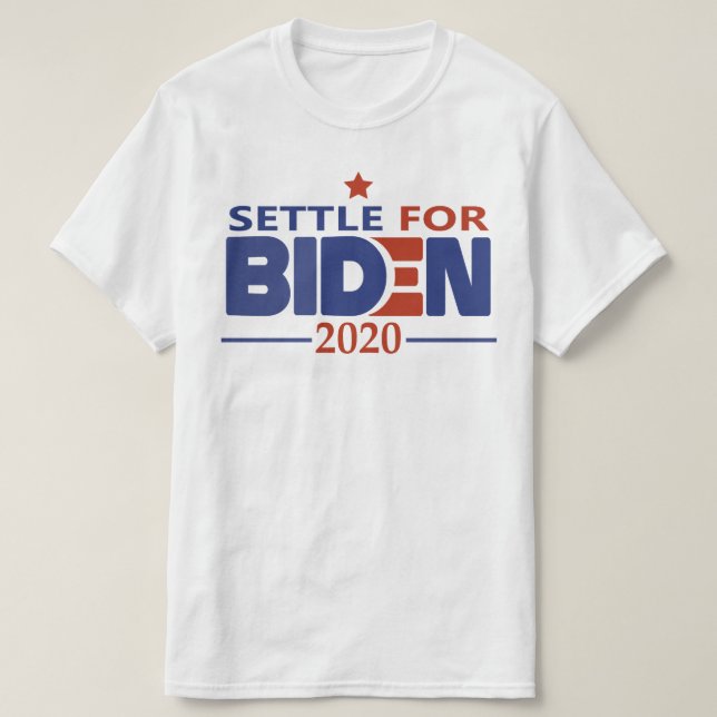 Kvittning för Biden 2020 T Shirt (Design framsida)