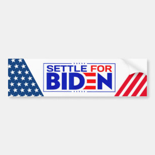 Kvittning för Biden Bildekal
