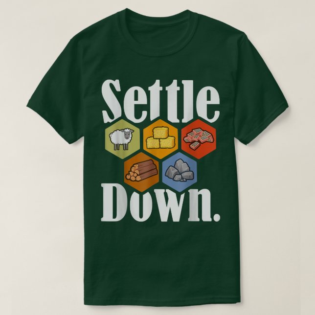 Kvittning om könsuppgörelse Natt Longest Settlers  T Shirt (Design framsida)
