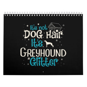 Kvitton   Dess Hund Hair dess Greyhound Glitter Kalender