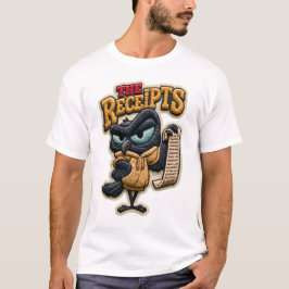 Kvittona Rolig Kråka Broderad Lapp Present T Shirt