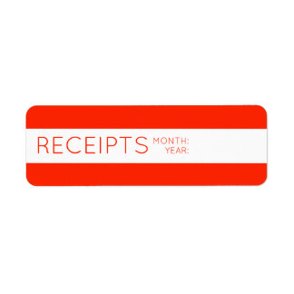 Kvittoorganisationsetiketter Returadress Etikett