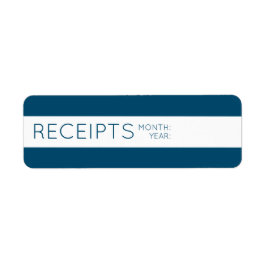 Kvittoorganisationsetiketter Returadress Etikett