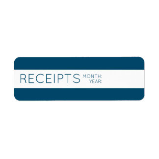 Kvittoorganisationsetiketter Returadress Etikett