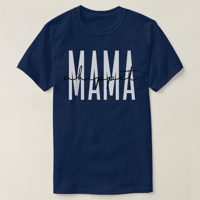 Kvittot Mamma Kute Mamma Hund älskare T Shirt (Design framsida)