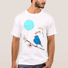 Kvittrar perfekt natt t shirt