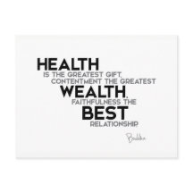 KVOTER: Buddha: Hälsa: underbarare gåva