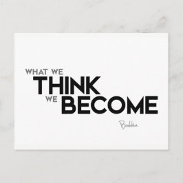 KVOTER: Buddha: Mind är allt Vykort