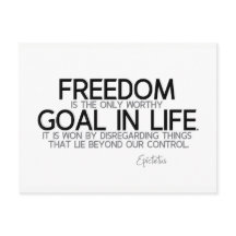 KVOTER: Epictetus: Frihet: värdigt mål